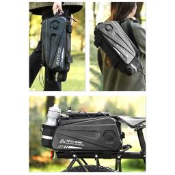 À prova d'água Bicicleta Carrier Bag, Traseiro Rack, Bagagem Do Tronco, Pannier Sacos, Equipamento de ciclismo, MTB, EVA, Oxford Pano - Image 4