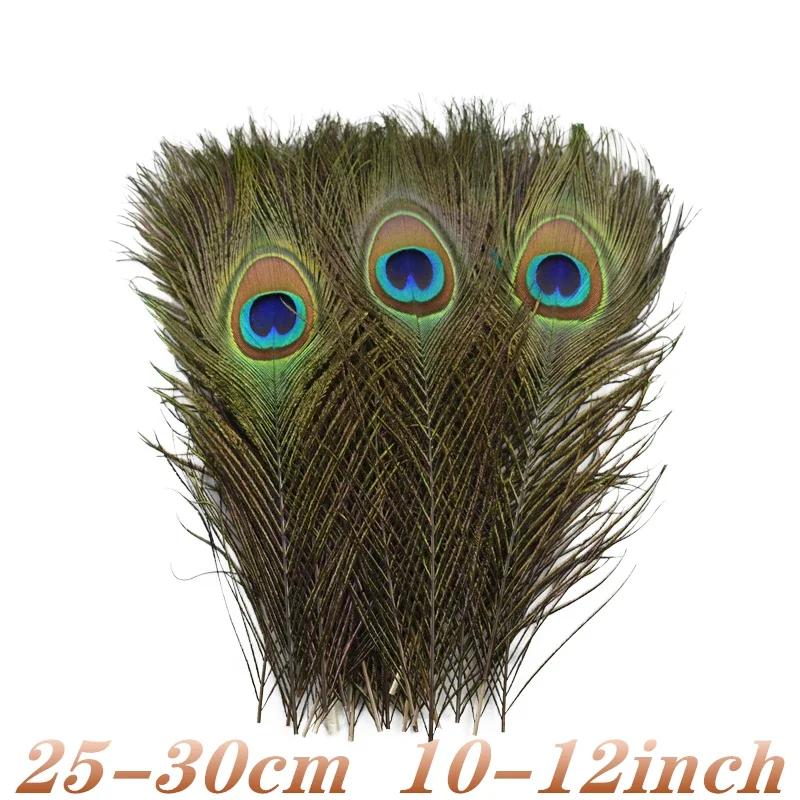 Penas de pavão reais naturais para decoração, vasos artesanais, longos, grandes, espada, decoração, vaso, apanhador de sonhos, acessórios, atacado - Image 1