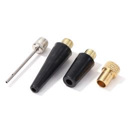 Kit Adaptador de Agulha para Pneu de Bicicleta Bola Bocal Inflar Peças da Bomba Kit Inflador De Tubo De Pneus De Basquete Ferramenta Bomba De Ar 4x - Image 1