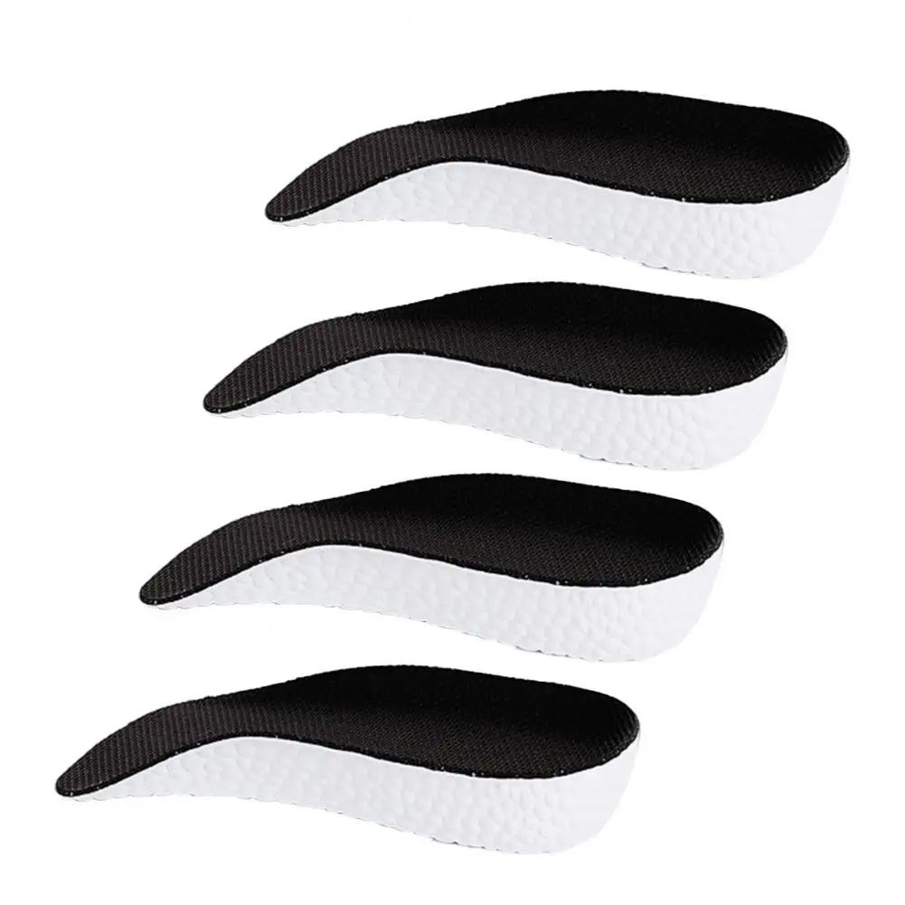 Palmilhas ortopédicas de altura para homens e mulheres, suporte do arco, inserções de elevação, palmilha booster, 2 pares - Image 1