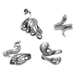 4/8x diy artesanal tricô anel loop crochê dedo dedal fio guias ajustável aberto ferramenta de dedilhado com fio artefato de lã - Image 6