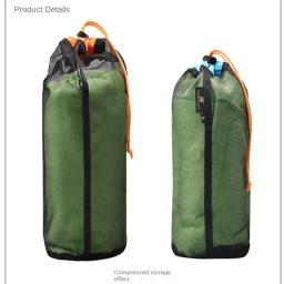 Sacos de compressão portáteis para camping e caminhadas, saco de armazenamento, durável, luz, grande capacidade, camping suprimentos - Image 5