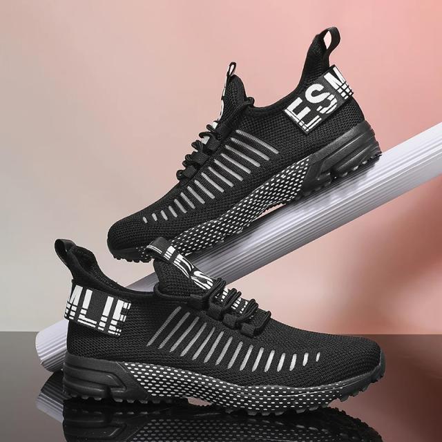 Tênis Masculino Leve e Confortável para Corrida e Uso Casual - Versátil para Atividades ao Ar Livre e Moda Verão, Tamanhos Grandes Disponíveis