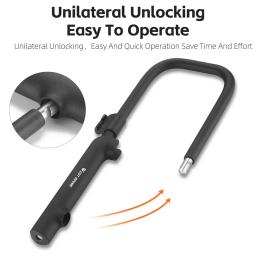 Oeste bicicleta portátil U-Lock Bike, Anti-Roubo, Cadeado de bicicleta, seguro, durável, motocicleta, Scooter, MTB, Road Bike, Acessórios de ciclismo - Image 4