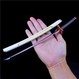 255mm katana espada modelo japonês anime cosplay metal adereços liga anime batalha arma coleção presente das crianças decoração para casa - Image 5