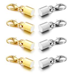 5 pçs/lote Rodada Forte Fechos Magnéticos para Fazer Jóias Magnet End Fecho Conectores Fivela Fecho De Metal Com Fechos Lagosta - Image 6