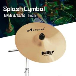 Arborea splash cymbal-killer series 6/8/9/10/12 Polegada b20 bronze kits de tambor pratos instrumentos musicais de percussão - Image 1
