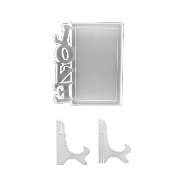 Molde de Resina Epóxi UV Artesanal em Silicone para Decoração DIY e Artesanato