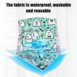 Calça fisiológica lavável para cães masculinos, Banda ajustável para envoltório da barriga, Fralda sanitária reutilizável para cães pequenos e grandes, cor aleatória, 3pcs - Image 4