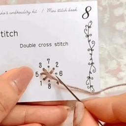Mini Conjunto Padrão De Costura Artesanal, Livro De Costura Criativa, Iniciantes Costura Skills Card, Levante sua habilidade de costura para bordado - Image 4
