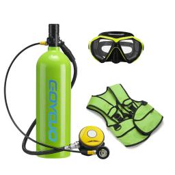 Mini Mergulho De Oxigênio Tanque, Kit De Respiração Subaquática, Cilindro De Entretenimento, Trabalhar Um Conjunto, 2L - Image 1