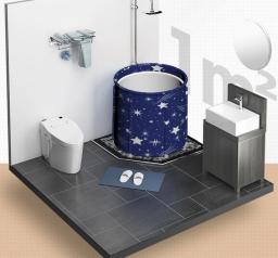 Banheira autônoma portátil para adultos, banheira de imersão dobrável, spa para chuveiro, banho quente, banho de gelo - Image 6