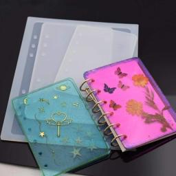 Silicone Molde de Resina Epóxi para Caderno, Artesanato Notebook DIY, Fazer Presentes, A5, A6, A7 - Image 3