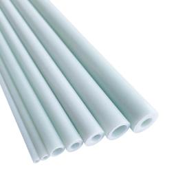 Tubo de fibra de vidro branca, tubo de fibra de vidro de 3mm-12mm com comprimento de 500mm, tubo de aço de vidro oco com 10 peças - Image 2