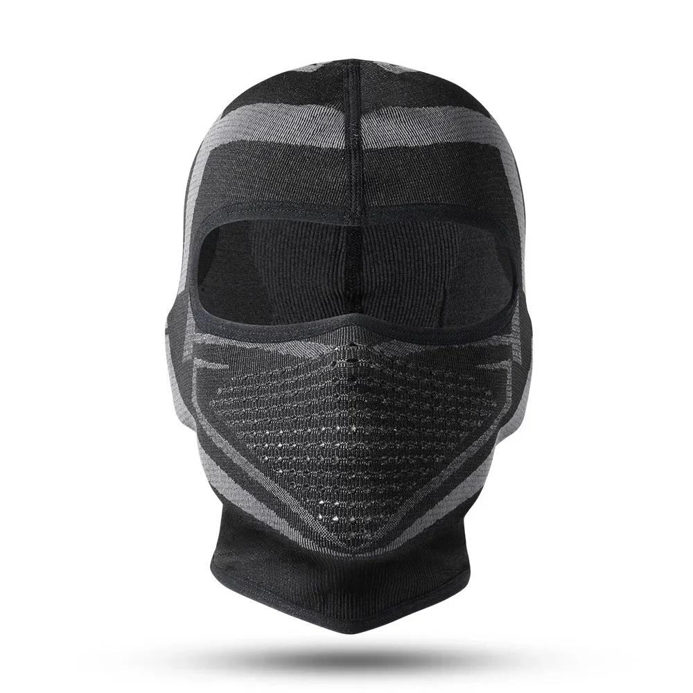 Balaclava respirável para motocicleta, máscara de cobertura total do rosto para motocicleta, ciclismo, motocross, forro de capacete para motocicleta, para homens e mulheres - Image 1