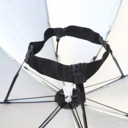 Portátil Dobrável Pesca Sunshade Headwear Chapéu Guarda-chuva Dupla Camada Proteção UV Sunscreen Umbrella Caps Outdoor Parasol - Image 5