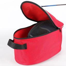 Máscara de esgrima Carry Protection Case, alta qualidade capacete protetor com babador acolchoado para prática diária e competição - Image 6