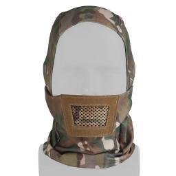 Máscara Tática Respirável para Paintball, Half Face Balaclava, Máscara Airsoft, Caça ao ar livre, Capacete de ciclismo, Tampa interna, Equipamento de proteção - Image 2