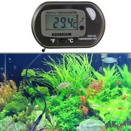 Mini Digital LCD Fish Tank Termômetro, Sensor de temperatura conveniente, Suprimentos Aquáticos Peixes, Suprimentos de aquário interior - Image 2