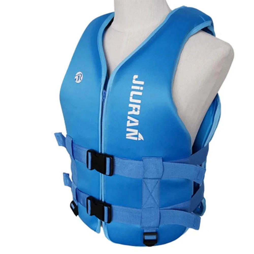 Jaqueta salva-vidas de neoprene para adultos e crianças, colete flutuante, esporte aquático, natação, barco, esqui, condução, deriva, novo - Image 1