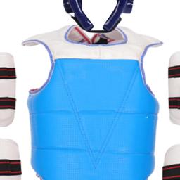 Taekwondo Protective Gear Kit, Conjunto Uniforme para Casa, Ginásios, Homem - Image 5