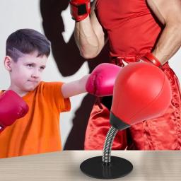 Saco de perfuração com ventosa e suporte, Bola de velocidade de boxe, Equipamento de boxe para adultos e crianças - Image 5