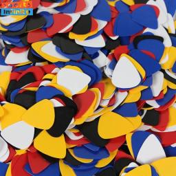 Conjunto de palhetas de guitarra coloridas, conjunto de 10 peças, para acústico, elétrico, baixo, palheta, conjunto de 10 - Image 4