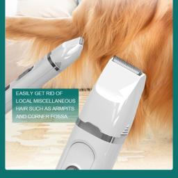 aparador pêlos para animais estimação, cortador cabelo elétrico para cães, moedor unhas para animais - Image 5