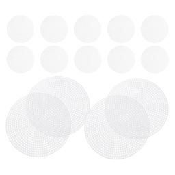 Round Blank Canvas Mesh Mesh Pads, Ponto Cruz, Grid Board Sewing, Plastic Craft Screen Círculo, 20 Pcs - Image 2