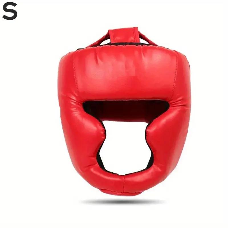 Capacete De Boxe Fechado De Proteção, Equipamento De Combate Sanda, Treinamento De Boxe, Muay Fighting, Head Protector Guard, 1 Pc - Image 1