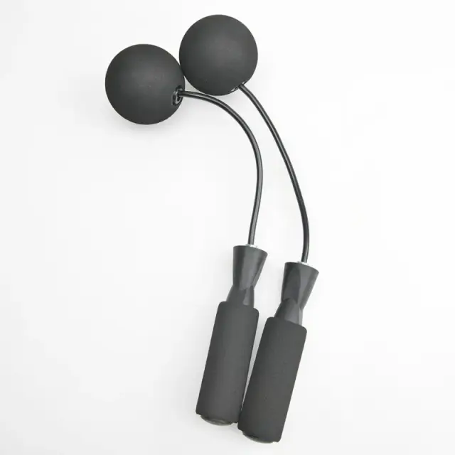 Corda de Pular sem Fio Pesada para Fitness: Conjunto com 2 Peças para Queima de Gordura e Treinamento ao Ar Livre