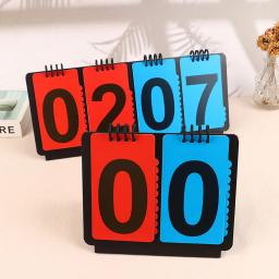 Placar Flip Cards para Esportes, Placar Manual, Contador para Treinadores de Beisebol Tênis Bola Basquete Futebol Voleibol - Image 4