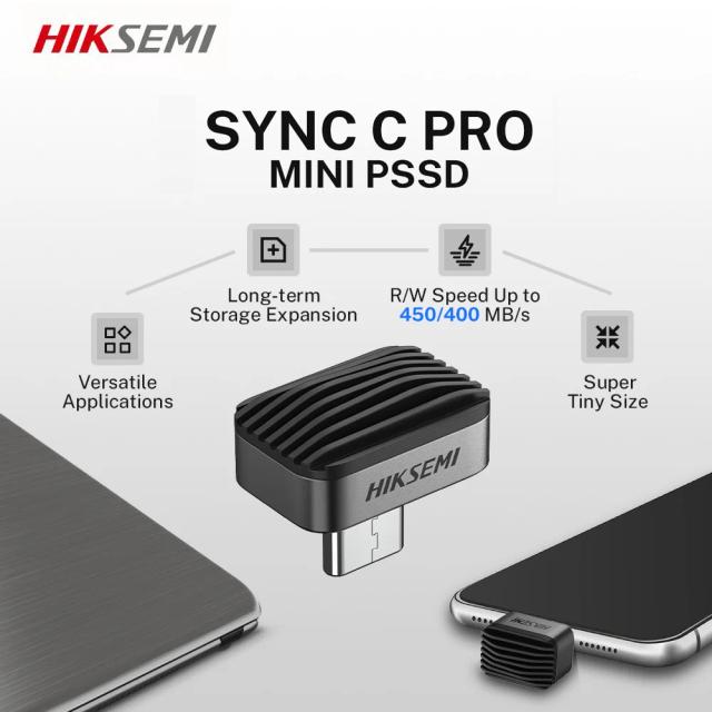 HIKSEMI F450/S450 Pen Drive USB 3.2 de Alta Velocidade 450MB/s 256GB