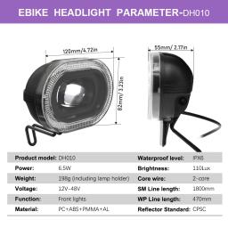 Farol impermeável para bicicleta, Luzes dianteiras, Acessórios de ciclismo 2Pin SM, Plug - Image 3