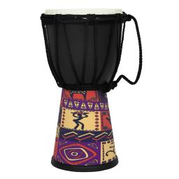 Tambor Djembe profissional africano, Madeira, artesanal, Tradicional, Esculpido, Adereços de ensino, 4 in - Image 5