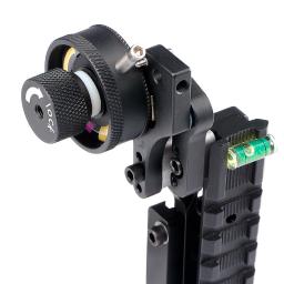 Besta visando quadro ajustável para cima e para baixo com luz verde acessórios de tiro com arco para a caça - Image 6