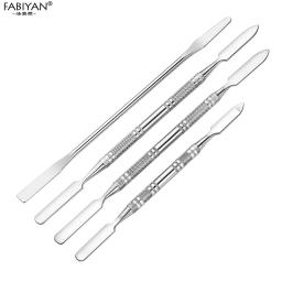 Espátula e bastão de colher para arte em unhas, acessório de ferramentas de mistura, maquiagem e cosméticos de aço inoxidável para base e misturador - Image 3
