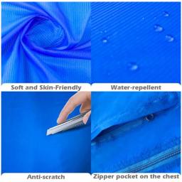 Casaco impermeável para homens e mulheres, roupas de proteção solar, roupas de pesca e caça, secagem rápida, blusão com bolso - Image 4