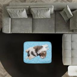 Almofada de resfriamento dobrável para pet, Pet Supplies, tecido de gelo verão, sem necessidade de congelar ou refrigerar, este fresco Pet - Image 5