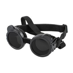 Óculos proteção solar para cães com cinto ajuste elástico para viagens para animais estimação 85LC - Image 4
