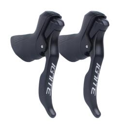 Sensah bicicleta de estrada shifters 2x7 2x8 2x9 2x10 velocidade alavanca do freio 16/18/20 velocidade desviador bicicleta para shimano sora tiagra claris - Image 2