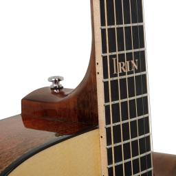 IRIN-Violão Acústico e Folk com Saco, Painel de Madeira Spruce, Cordas Capo, Peças e Acessórios de Guitarra, 41 £, 6 Cordas - Image 5
