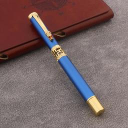Escritório estudante caligrafia clássico escrever 3035 matte Blue FOUNTAIN PEN - Image 4