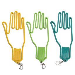 Rack de extensão de luva de golfe pendurado titular luva shaper suporte de luva de plástico com fivela de metal acessórios de golfe - Image 1