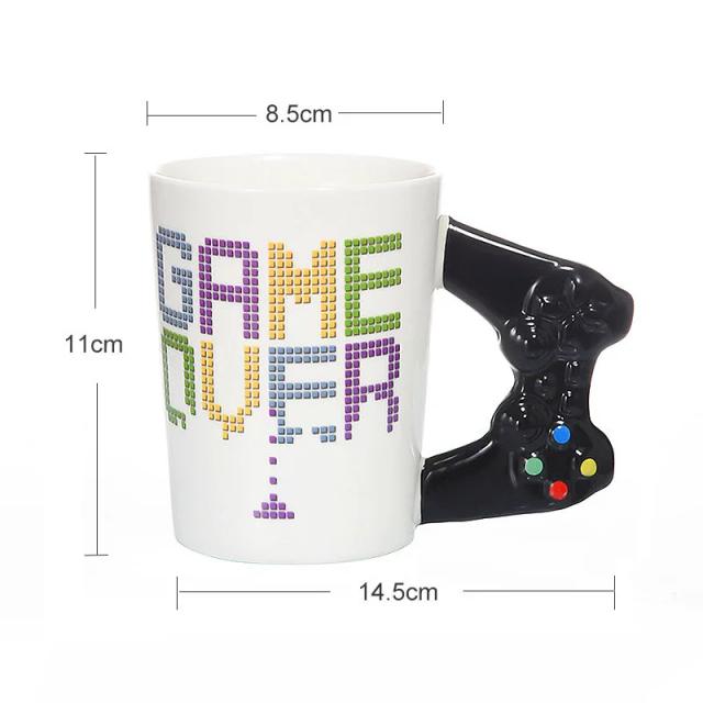 Caneca Criativa Personalizada de Cerâmica para Chá e Café - Presente Ideal de Aniversário, 400ml