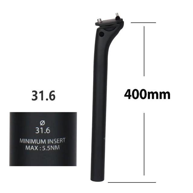ELITAONE Espigão de Selim de Carbono MTB 27,2/30,9/31,6mm Deslocamento 20mm
