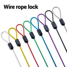 Corda De Fio De Aço Inoxidável Revestida Colorida, Cabo De PVC, Anel De Segurança, Sling Suspenso, Correia De Bicicleta, Bloqueio De Bagagem, 2mm - Image 2