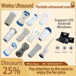Ultrasound Probe Scanner Máquina Sem Fio, WIFI, Mala Livre, Suporte iOS Android Windows - Image 1