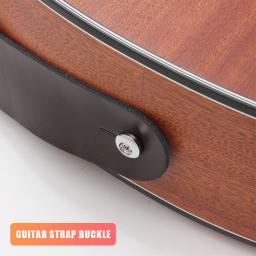 Cabeça chata Non-Slip Straplock Guitarra Elétrica, Metal, Baixo, Segurança, Pin End, Acessórios para Instrumentos Musicais - Image 5