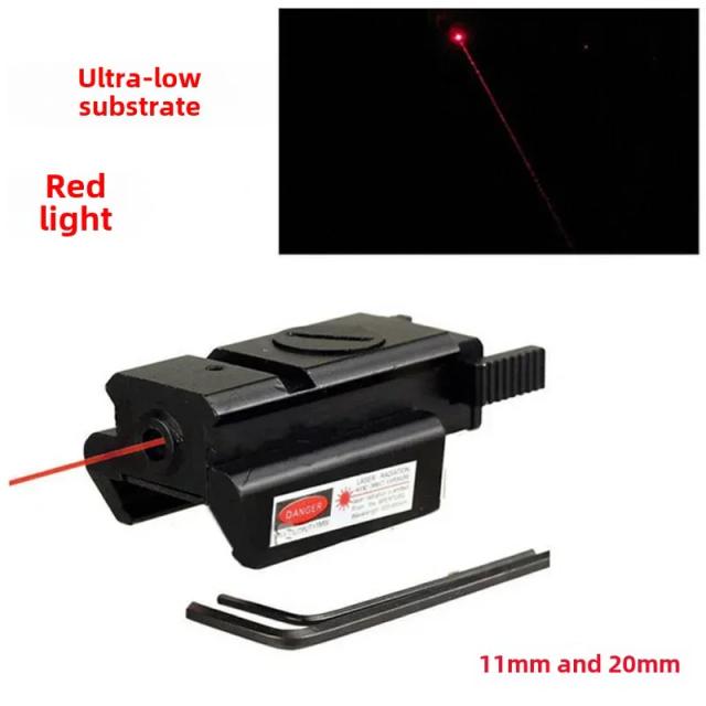 Mira laser vermelha transfronteiriça tática, linha de base super baixa, visão laser infravermelha, 11mm/20mm, faixa óptica de grau militar